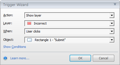 Submit Trigger for Incorrect Answer