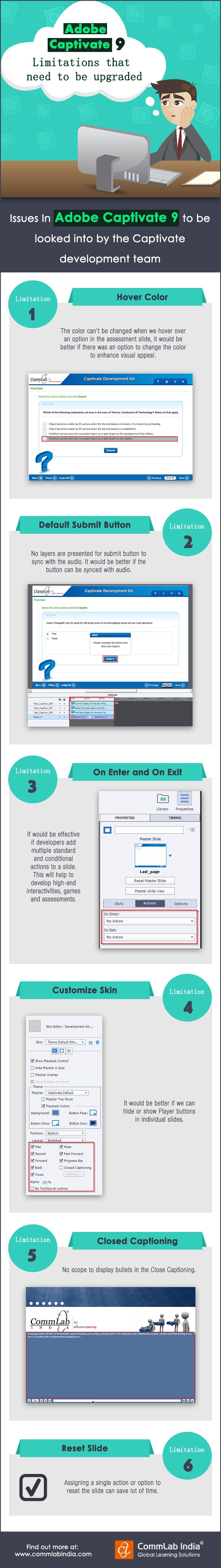 Adobe Captivate 9 Limitations that Need to be Upgraded [Infographic]