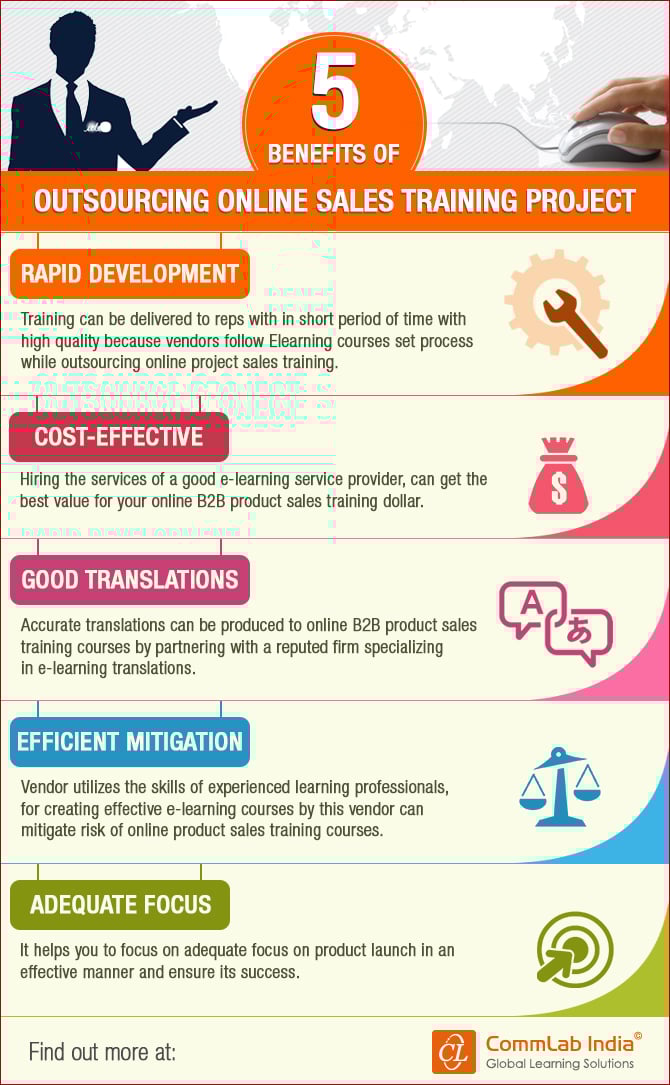 5 Benefits Of Outsourcing Online Sales Training Project [Infographic]