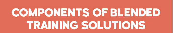 Components of Blended Training Solutions [Infographic]