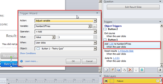 Change a variable value