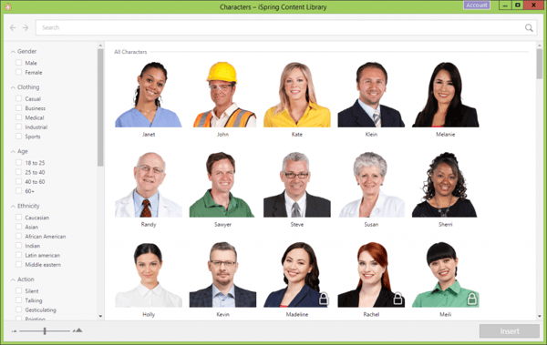 Character photos