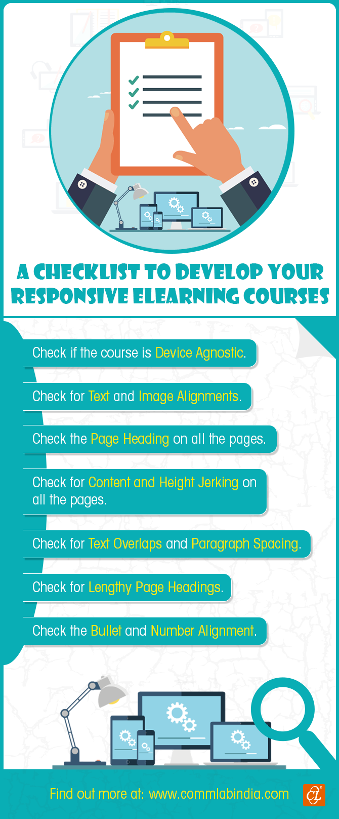 A Checklist to Develop Responsive eLearning Courses [Infographic]