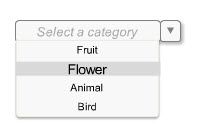 Drop-down pane