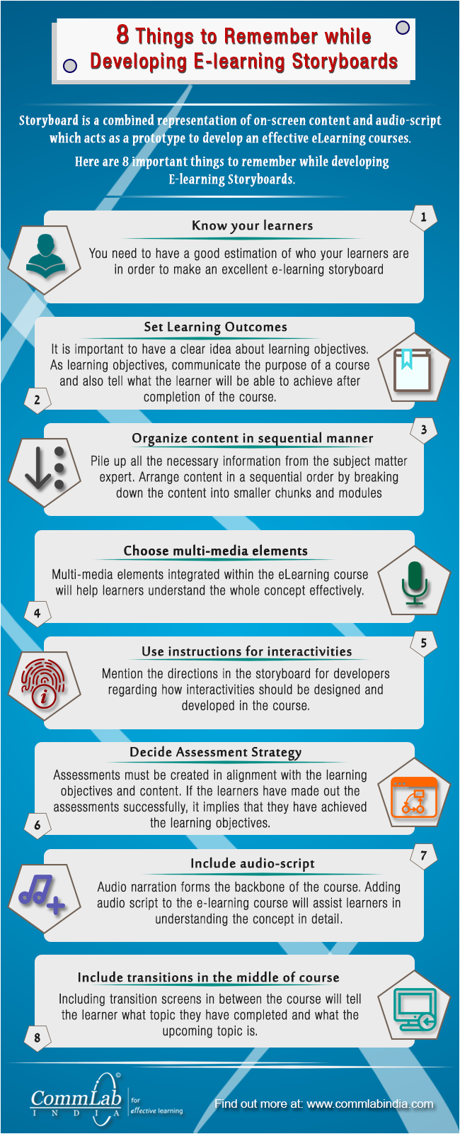 Creating an Effective E-learning Storyboard - A Few Proven Tips [Infographic]