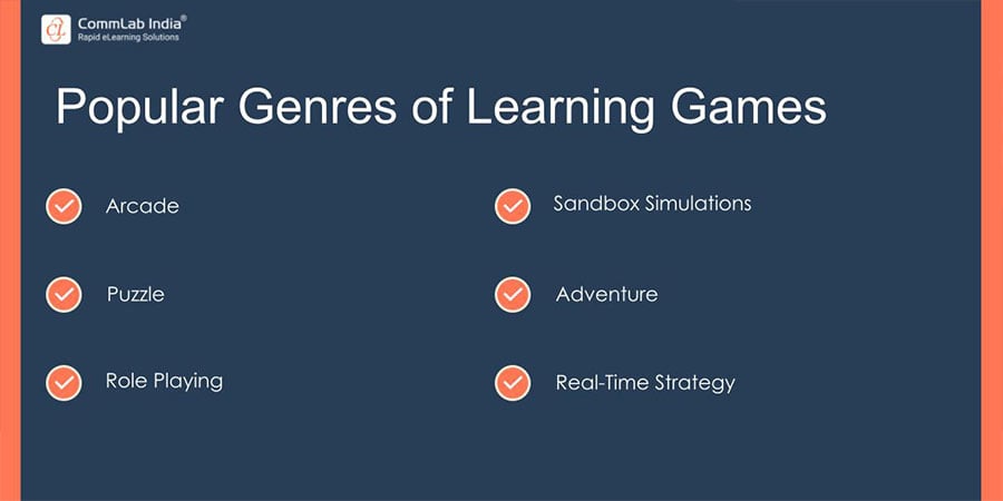 Genres of Learning Games
