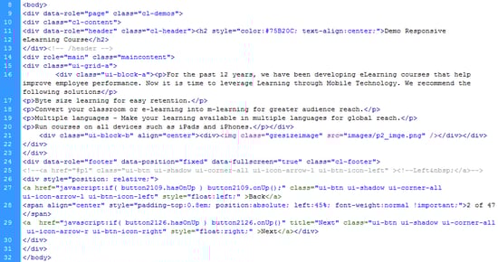 Add the new CSS styles and jquery data-roles 
