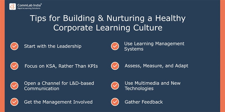 8 Tips to Build & Nurture a Healthy Corporate Learning Culture