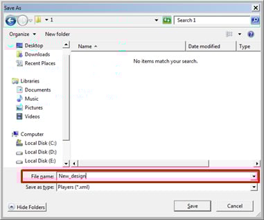 Save as in xml format