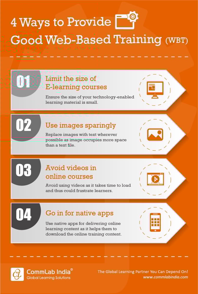 4 Ways to Provide Good Web-based Training [Infographic]