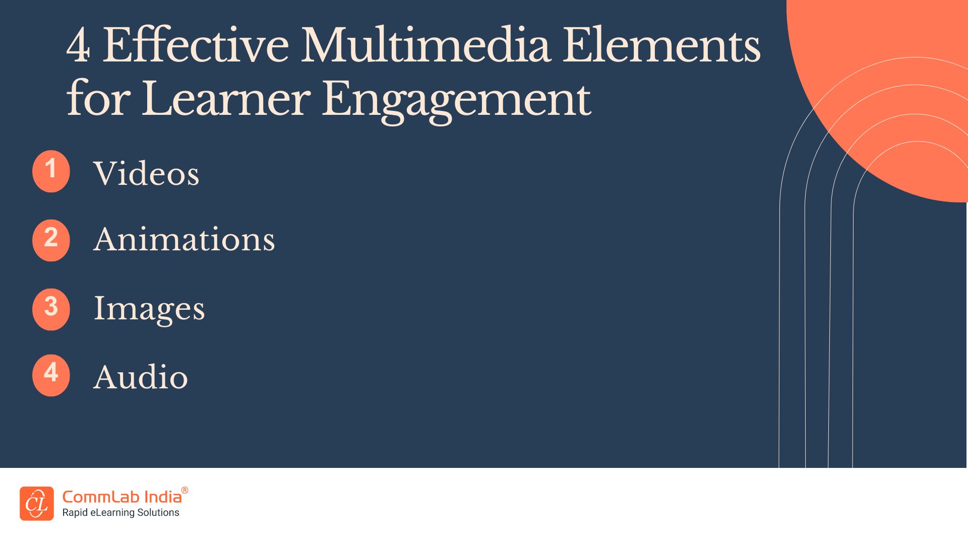 Multimedia Elements for Learner Engagement
