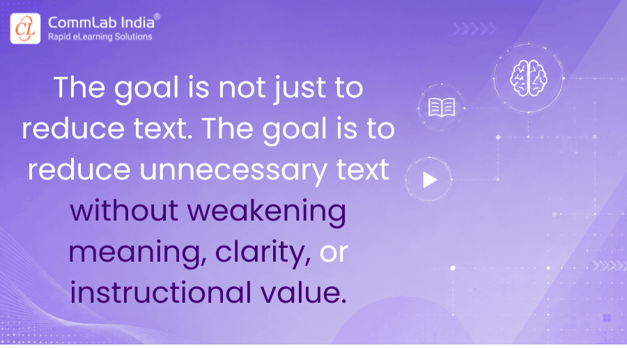 Are You Removing Words or Preserving Meaning in eLearning? Are You Removing Words or Preserving Meaning in eLearning?