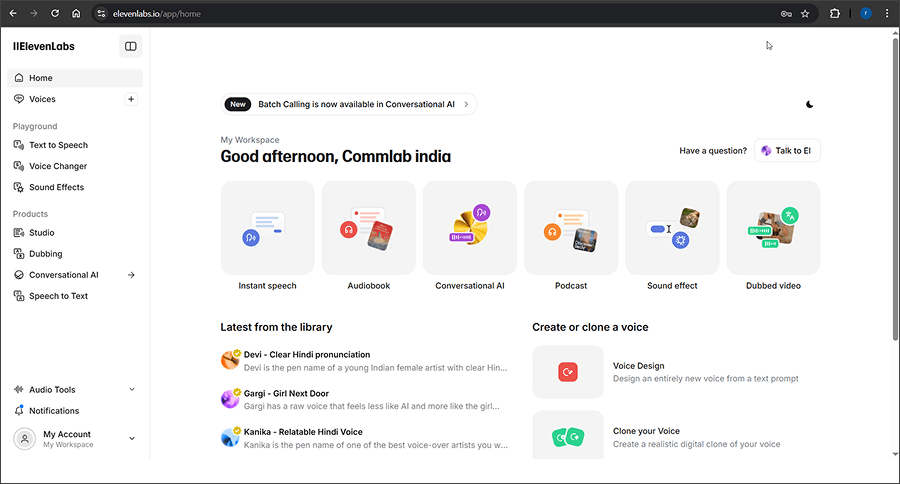 ElevenLabs- AI Tool