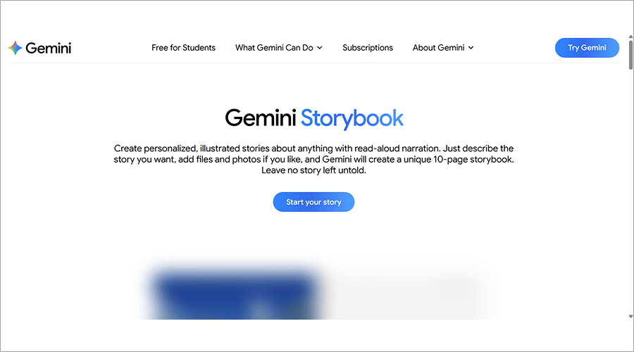 Gemini Storybook