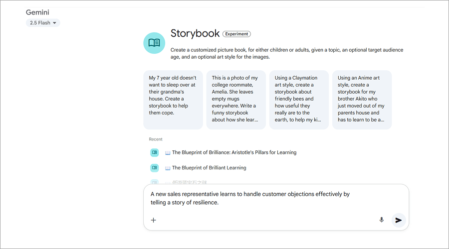 How to Use Gemini Storybook