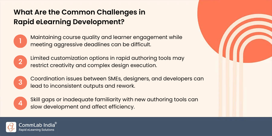 What Are the Common Challenges in Rapid eLearning Development?