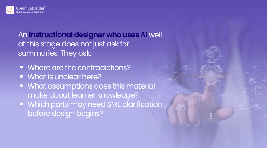 What should Instructional Designers who Use AI Should Ask