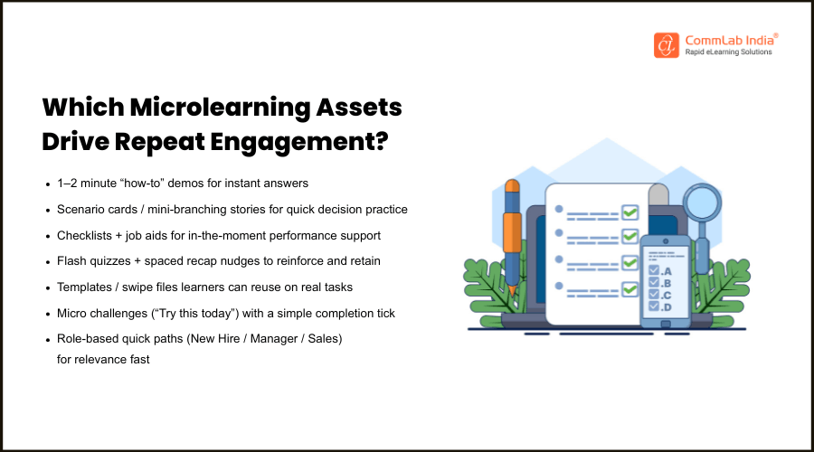 Which Microlearning Assets Drive Repeat Engagement?