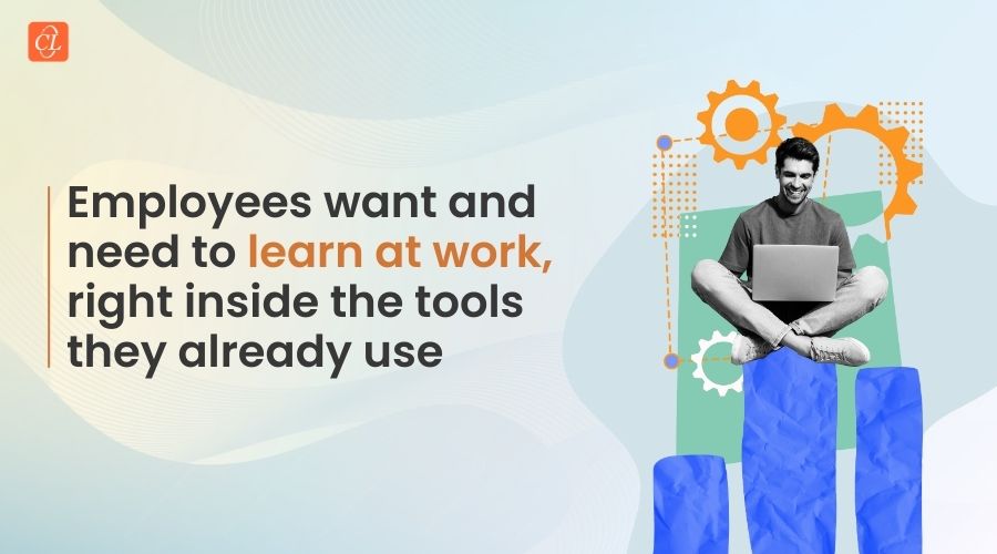 Corporate Training Enhanced with Learning in the Flow of Work