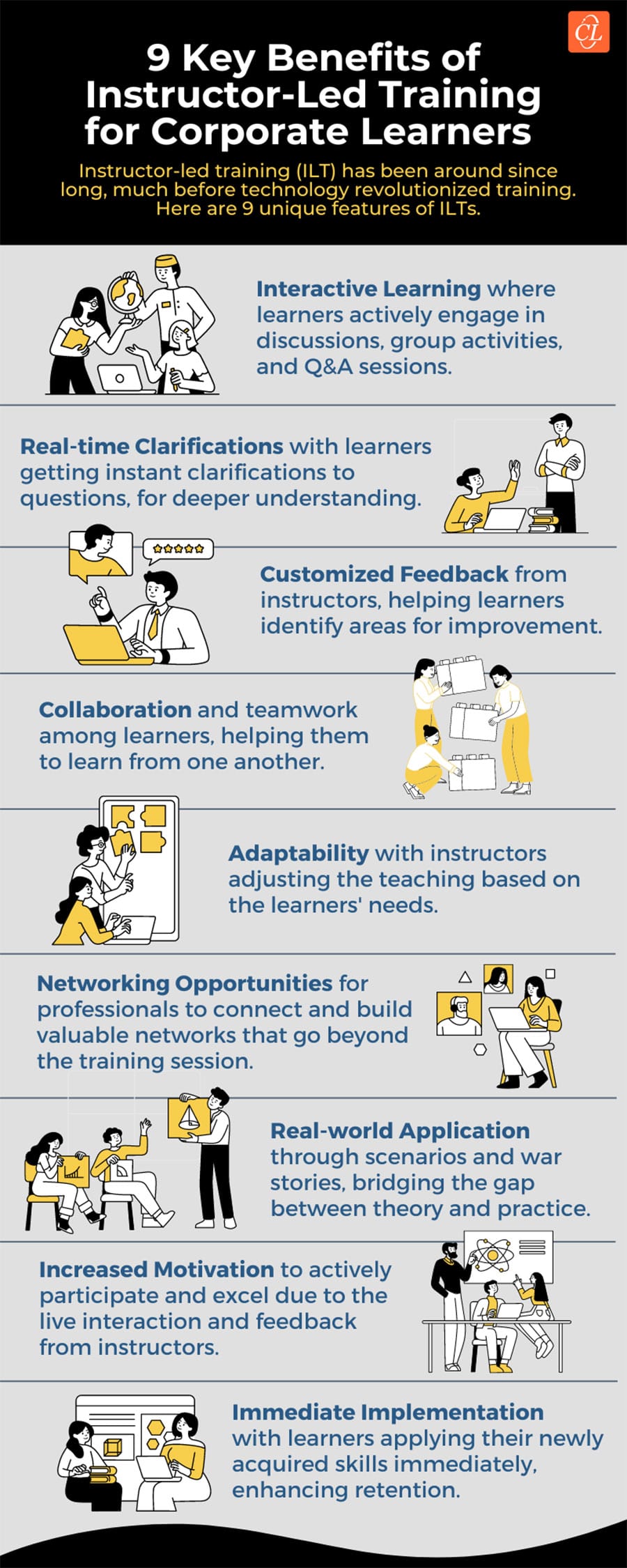 Benefits of Instructor-led Training (ILT)