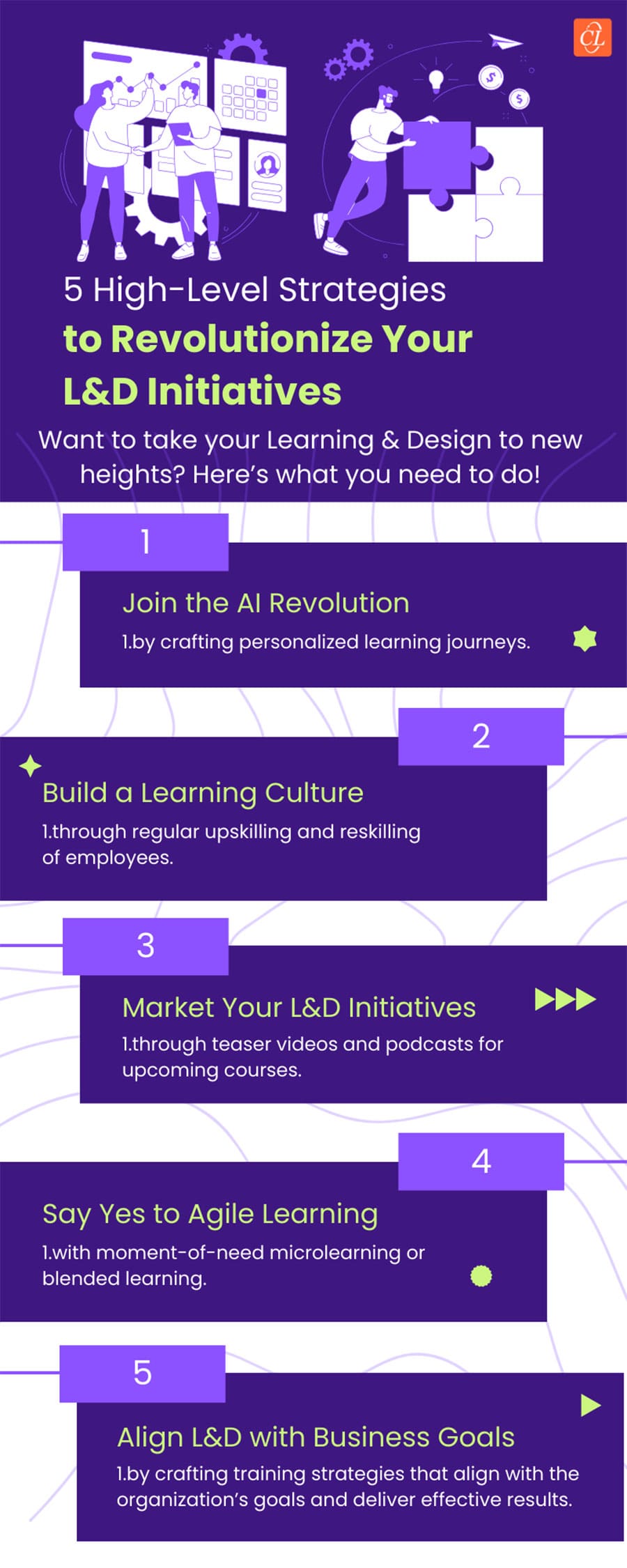 5 High-Level Strategies to Revolutionize Your L&D Initiatives