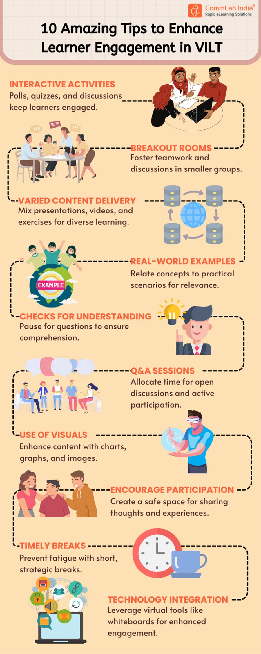 Alt text- Tips to Enhance Learner Engagement in VILT