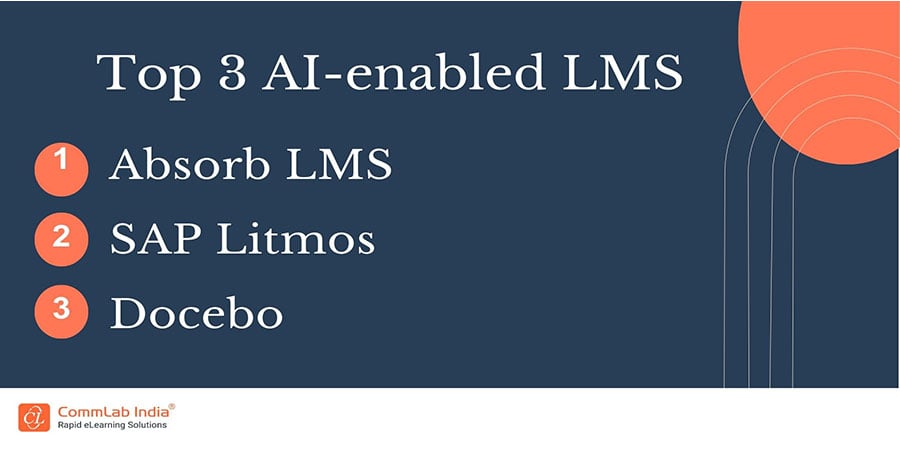top 3 AI-enabled Learning Management Systems