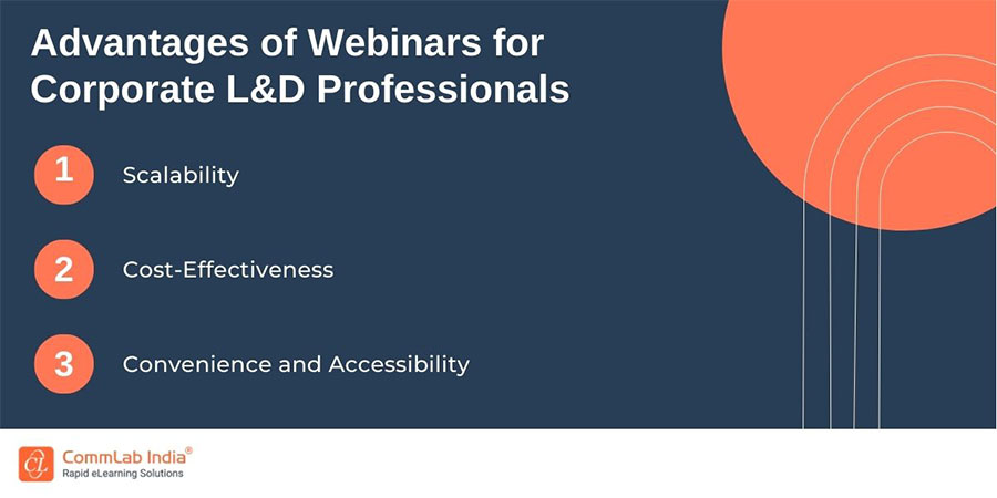 Advantages of Webinars for Corporate L&D Professionals