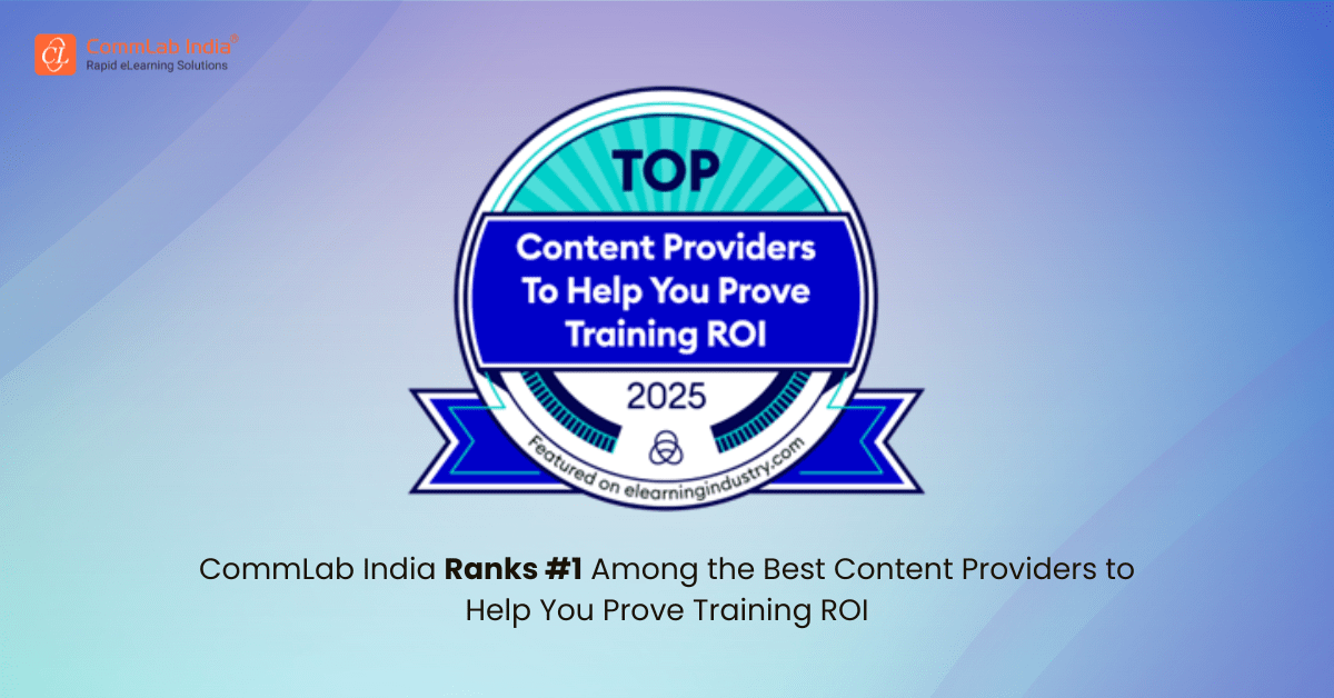 CommLab India Ranks #1 Content Provider to Prove Training ROI
