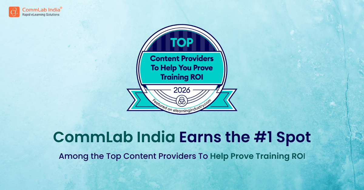 CommLab India #1 Content Provider to Help Prove Training ROI CommLab India #1 Content Provider to Help Prove Training ROI