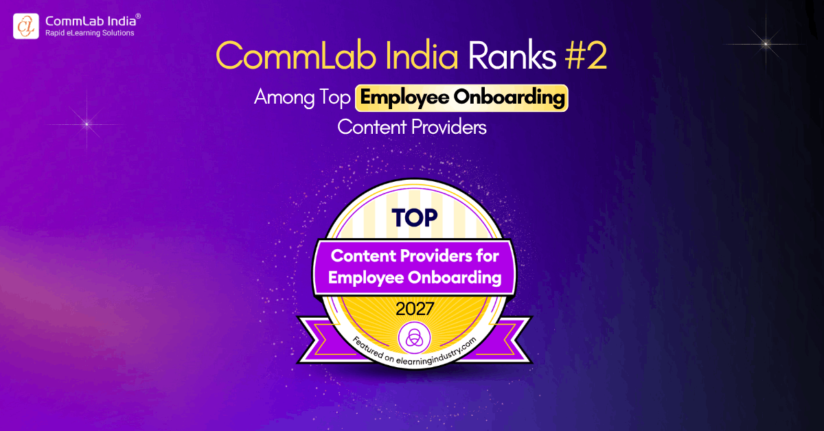 CommLab India Ranks #2 for Employee Onboarding CommLab India Ranks #2 for Employee Onboarding