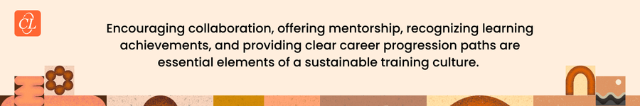 sustainable training culture