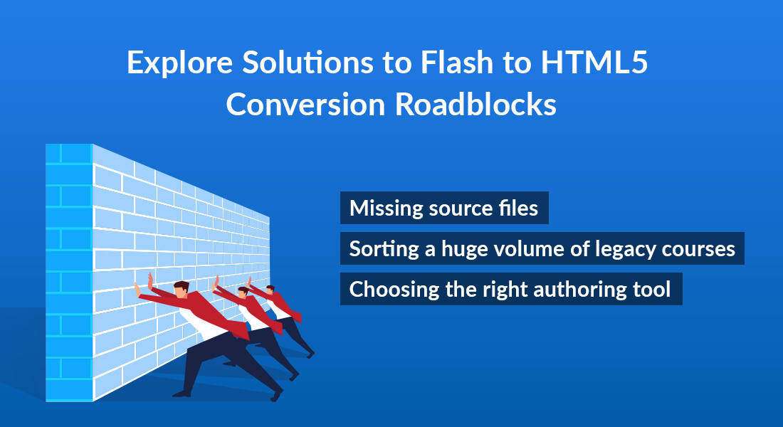 5 Roadblocks in Flash to HTML5 Conversion & How to Overcome Them