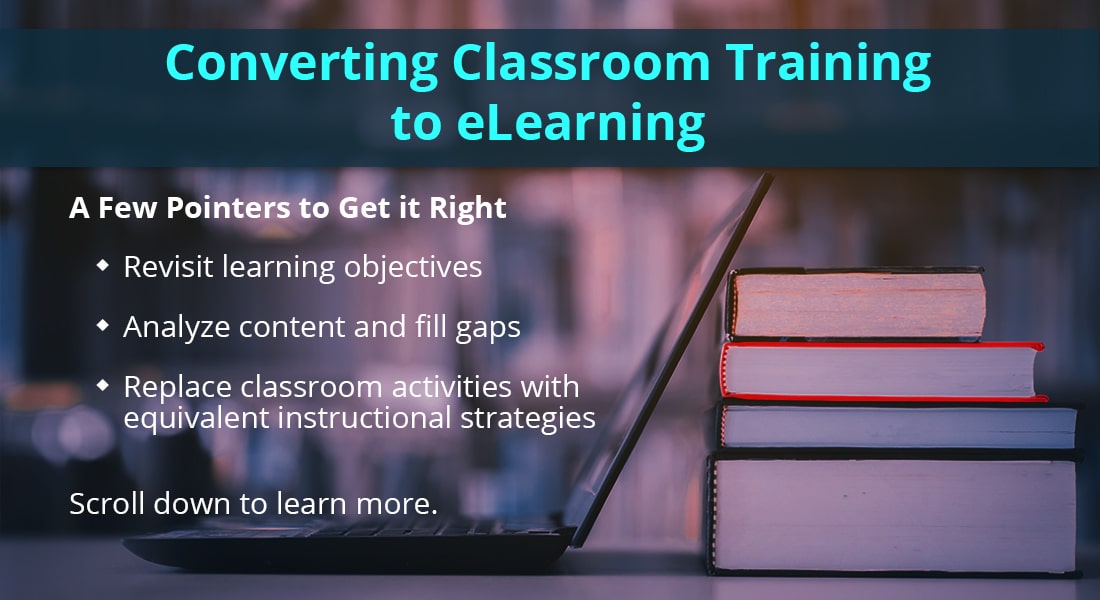  A Proven 4-Step Plan for Classroom to eLearning Conversion 