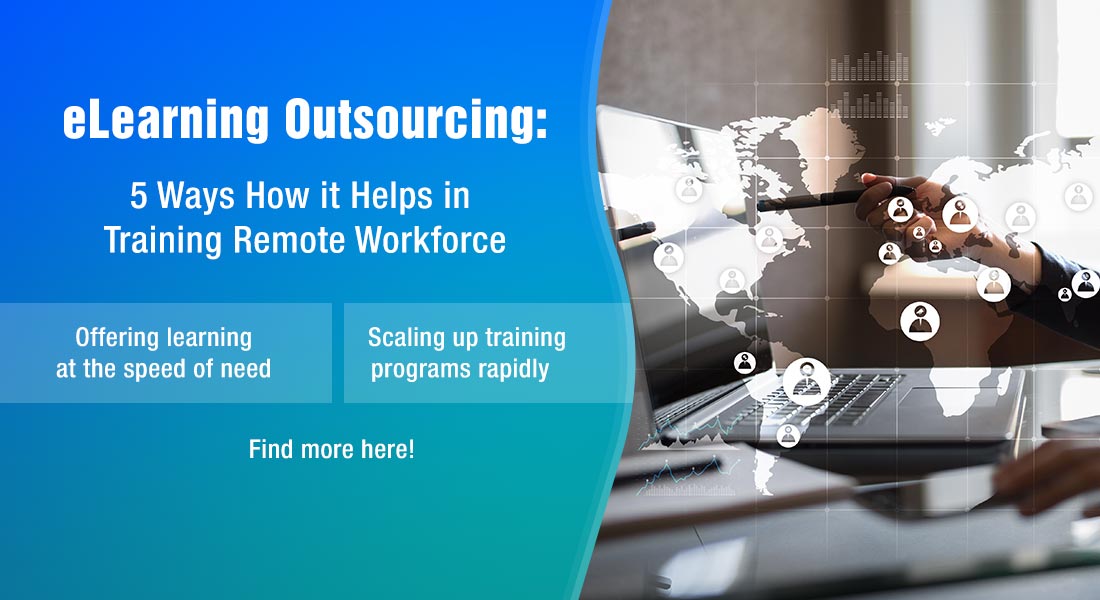 Outsourcing eLearning During COVID-19 to Train your Remote Workforce [Infographic]