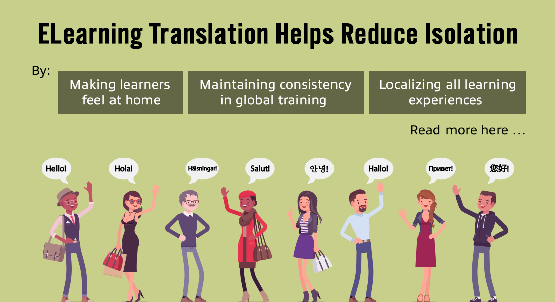 Reduce Remote Learner Isolation through eLearning Translations