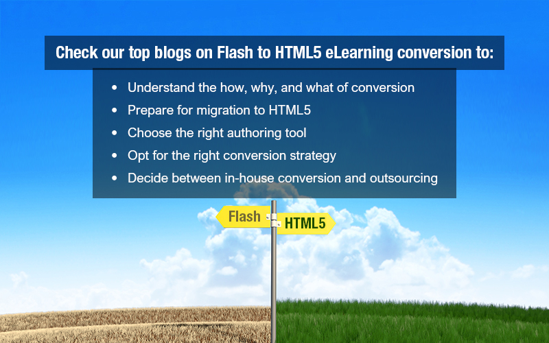 5 Blogs to Keep you Abreast of Flash to HTML5 eLearning Conversion