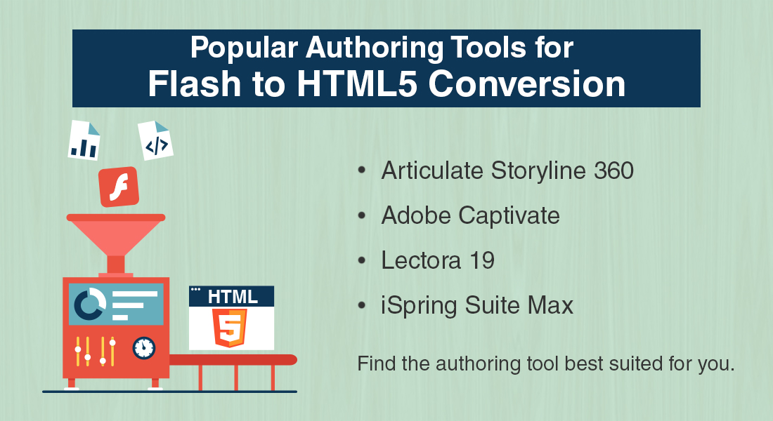 4 Popular Authoring Tools for Flash to HTML5 Conversions [SlideShare]