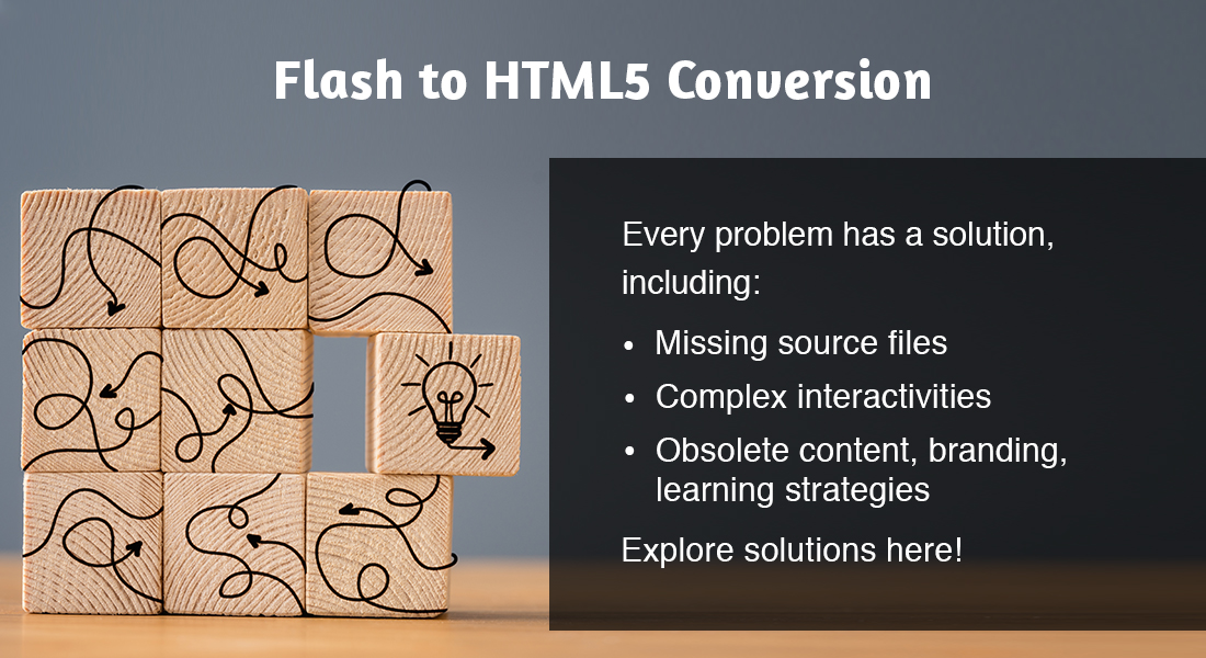 Flash to HTML5 Conversion: Problems and Solutions [SlideShare]