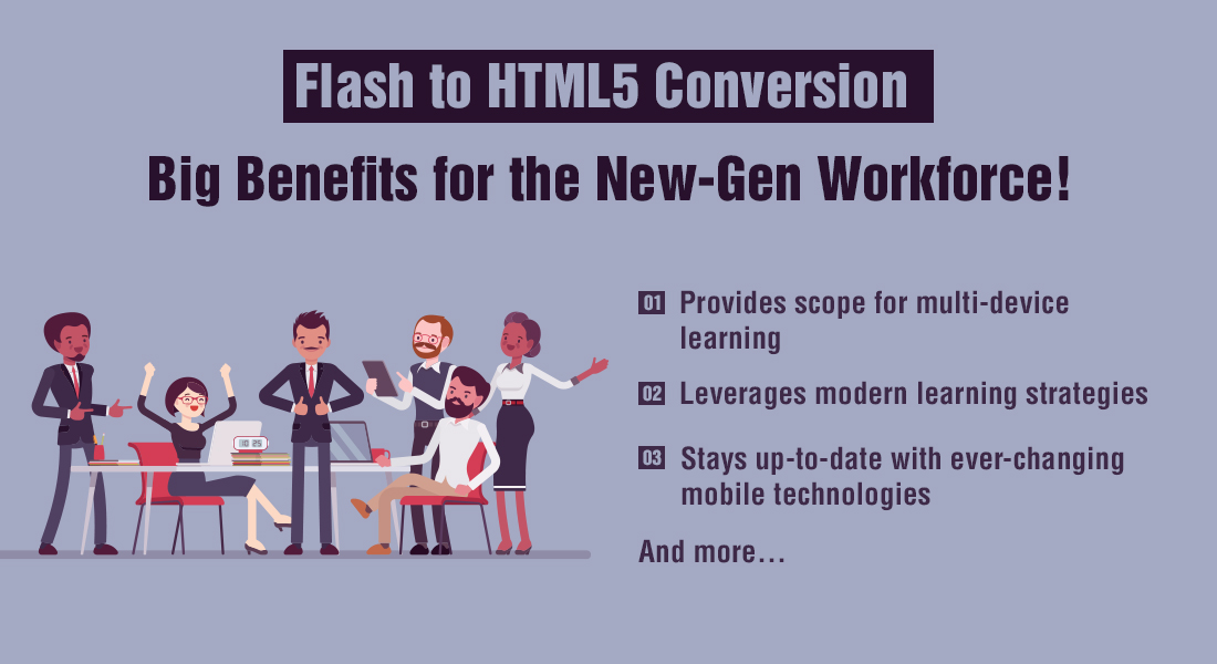  Flash to HTML5 Conversion: 5 Benefits to Millennials [Slideshare] 