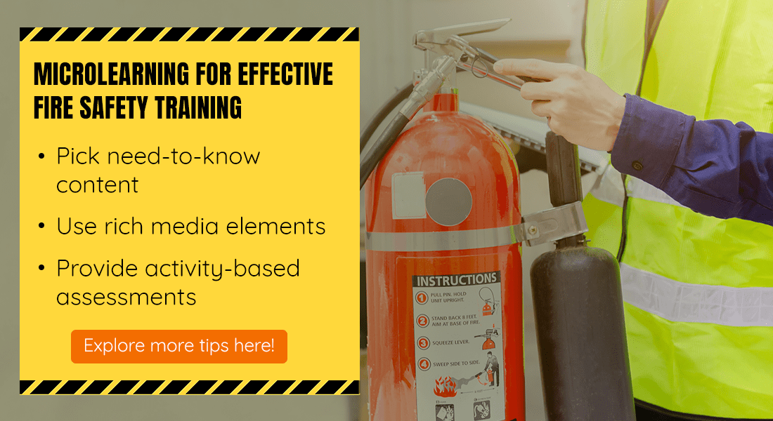  5 Tips for Effective Fire Safety Training with Microlearning 