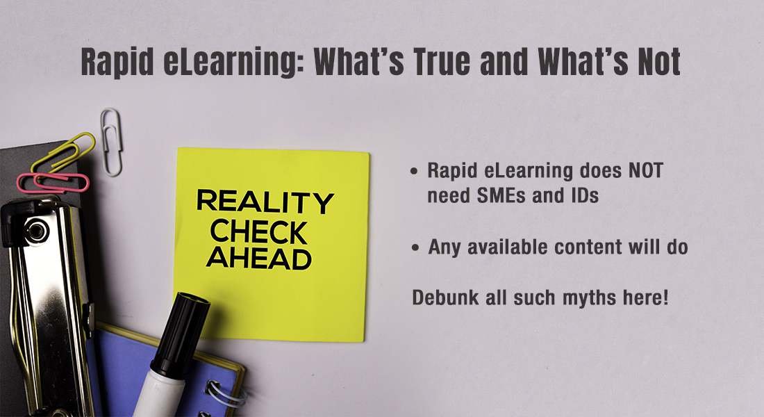 5 Rapid eLearning Myths: DEBUNKED [Infographic]