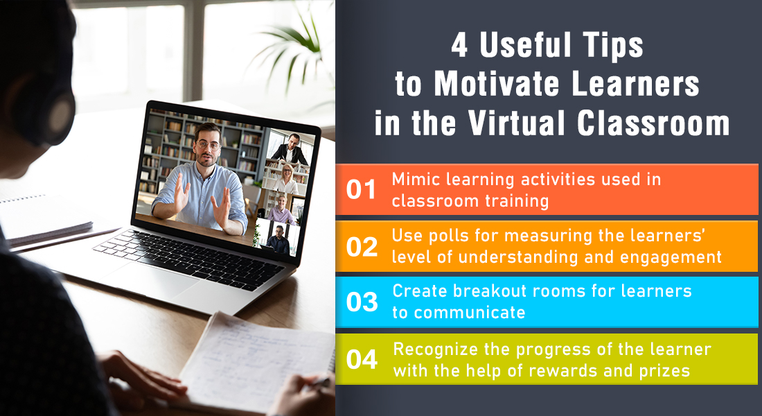  4 Ways to Motivate Learners in a Virtual Classroom [SlideShare] 