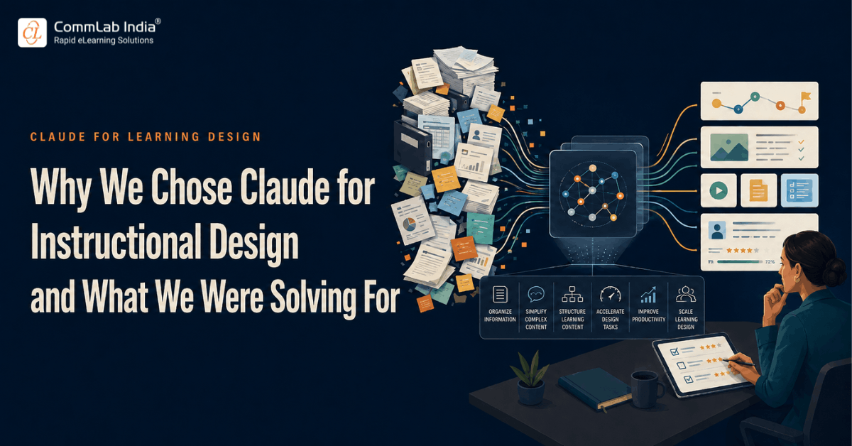 Why We Chose Claude for Instructional Design and What We Were Solving For