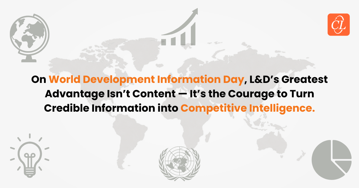 World Development Information Day: Illuminating L&D With Insight World Development Information Day: Illuminating L&D With Insight