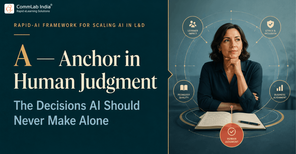 A — Anchor in Human Judgment: The Decisions AI Should Never Make Alone
