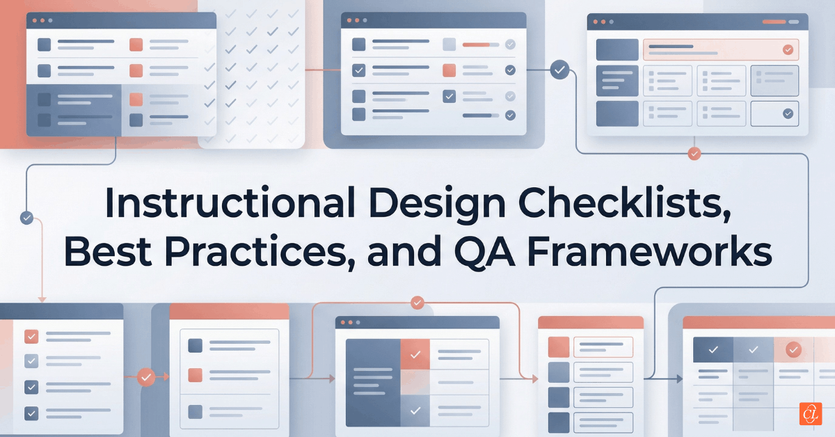 Instructional Design Checklists, Best Practices, and QA Frameworks