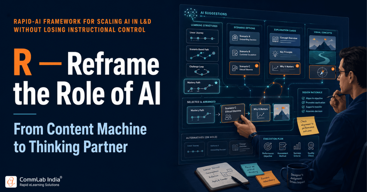 Reframe(R) the Role of AI: From Content Machine to Thinking Partner