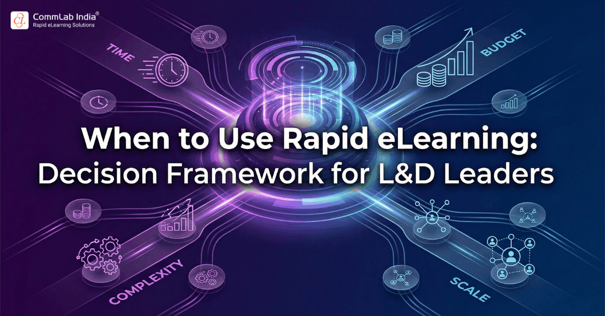 When to Use Rapid eLearning: Decision Framework for L&D Leaders