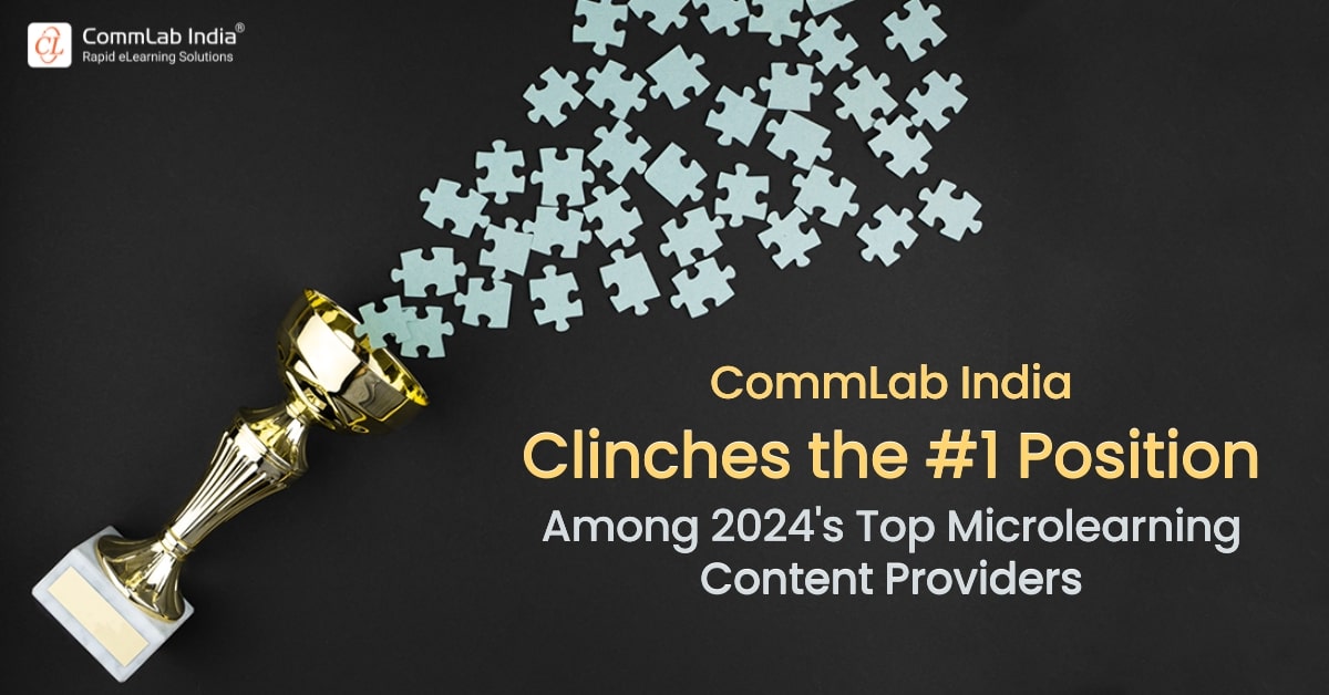 CommLab India Takes the Lead as 2024's Top Microlearning Content Provider